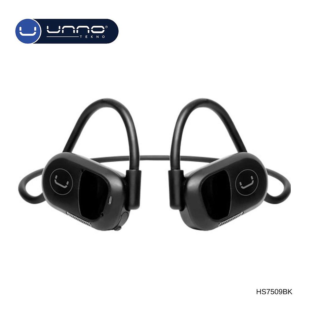 Audifono UNNO TEKNO Activair Premium Sport Negro (HS7509BK)