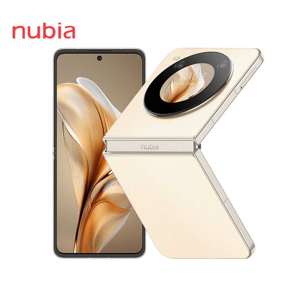 Celular Nubia Flip 256GB/8 Liberado Dual Sim Dorado