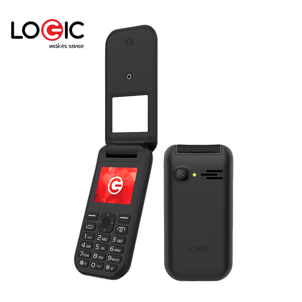 Celular Logic Flip F6 Dual Sim Negro