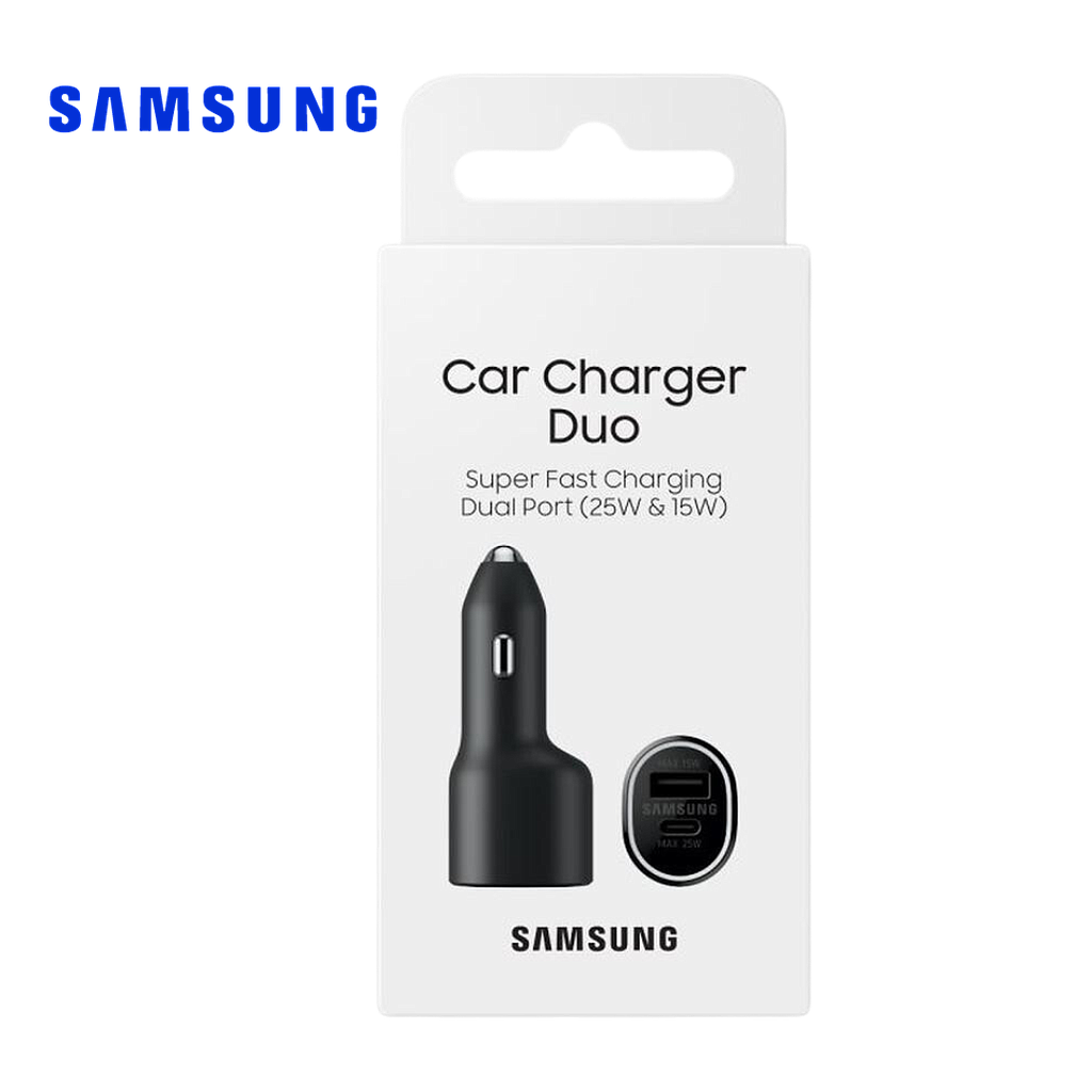  Cargador Samsung para carro Puerto Doble 25w+15w (No cable)