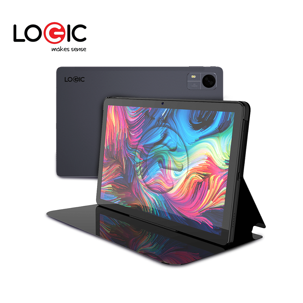 Tablet Logic T10M 4G LTE Con Case 64GB/8 Un Sim Negro 