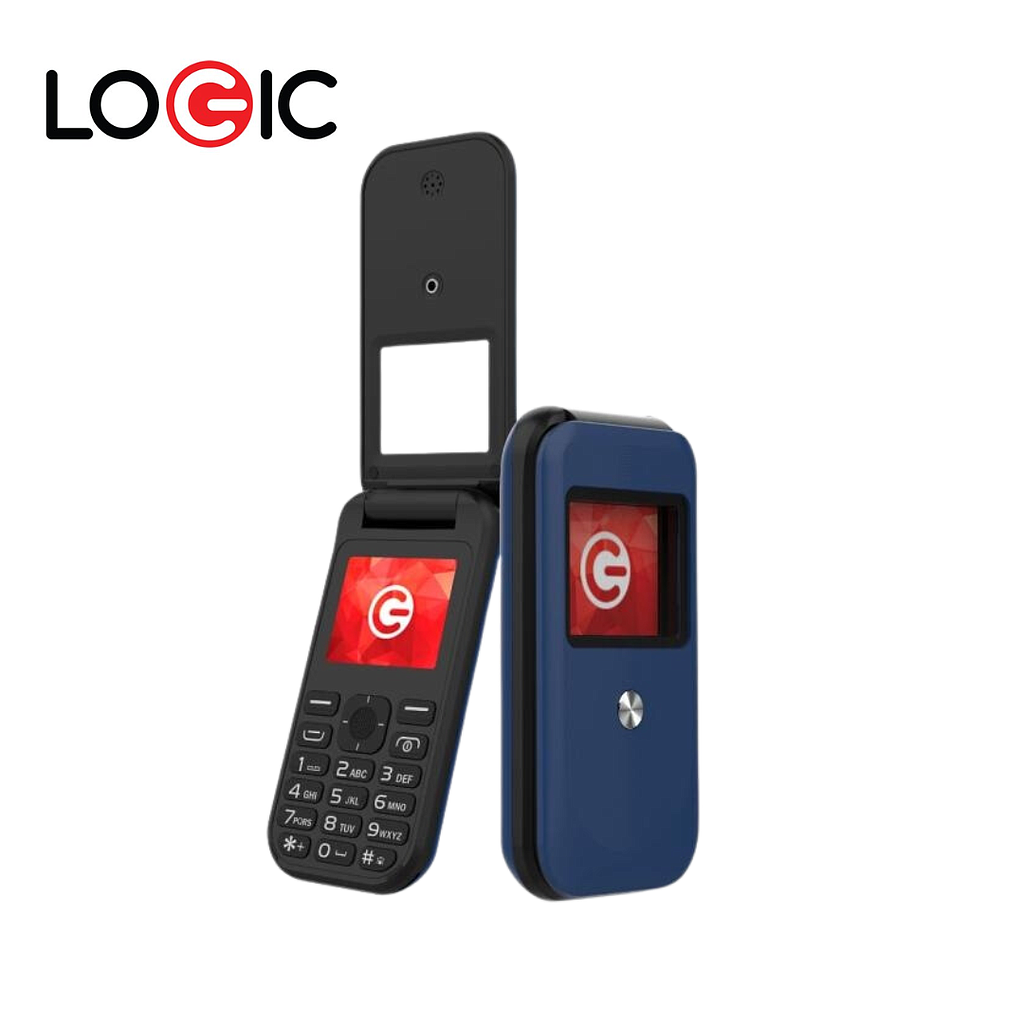 Celular Logic Flip F6 Dual Sim Azul