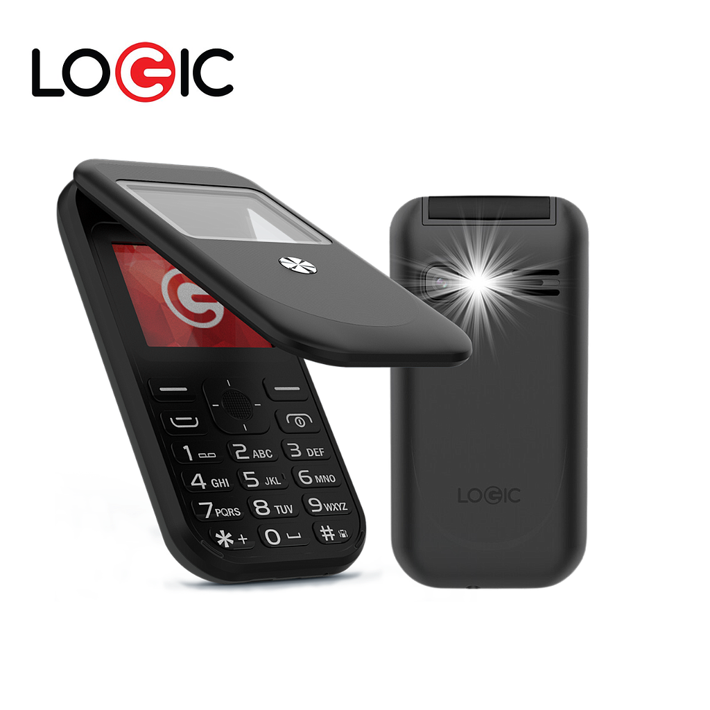Celular Logic Flip F6 Dual Sim Gris