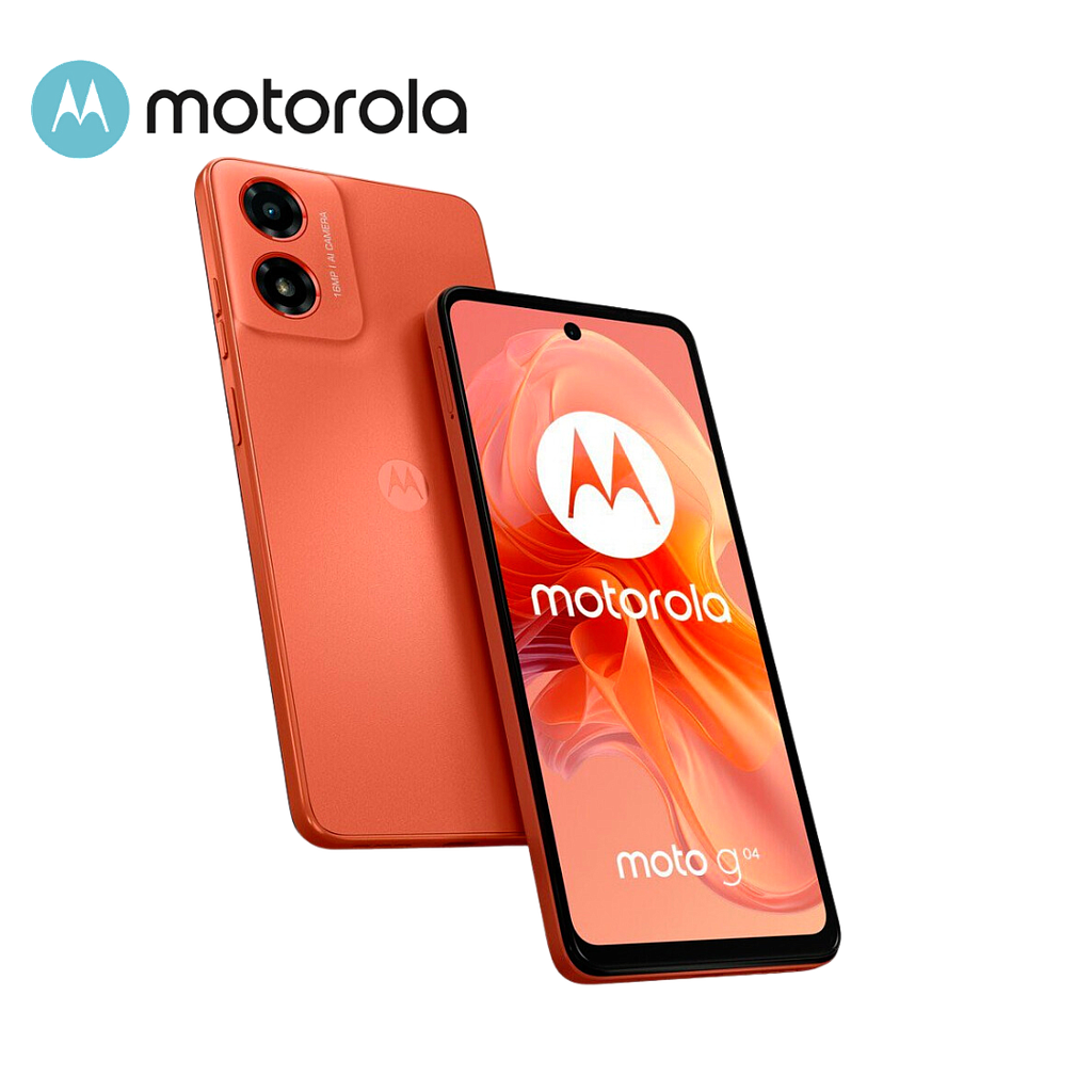 Celular Motorola G04 4G 128GB/4 Dual Sim Naranja