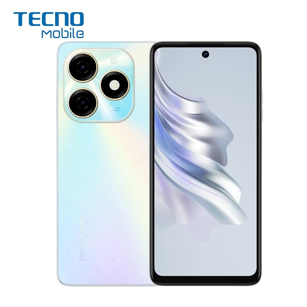 Celular Tecno Spark 20 4G 256GB/8 Liberado Dual Sim Blanco