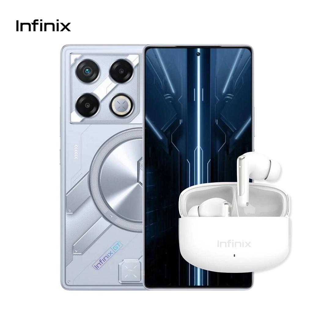 Celular Infinix GT 20 Pro 256GB/12 Liberado Dual Sim Plateado + XBuds NC