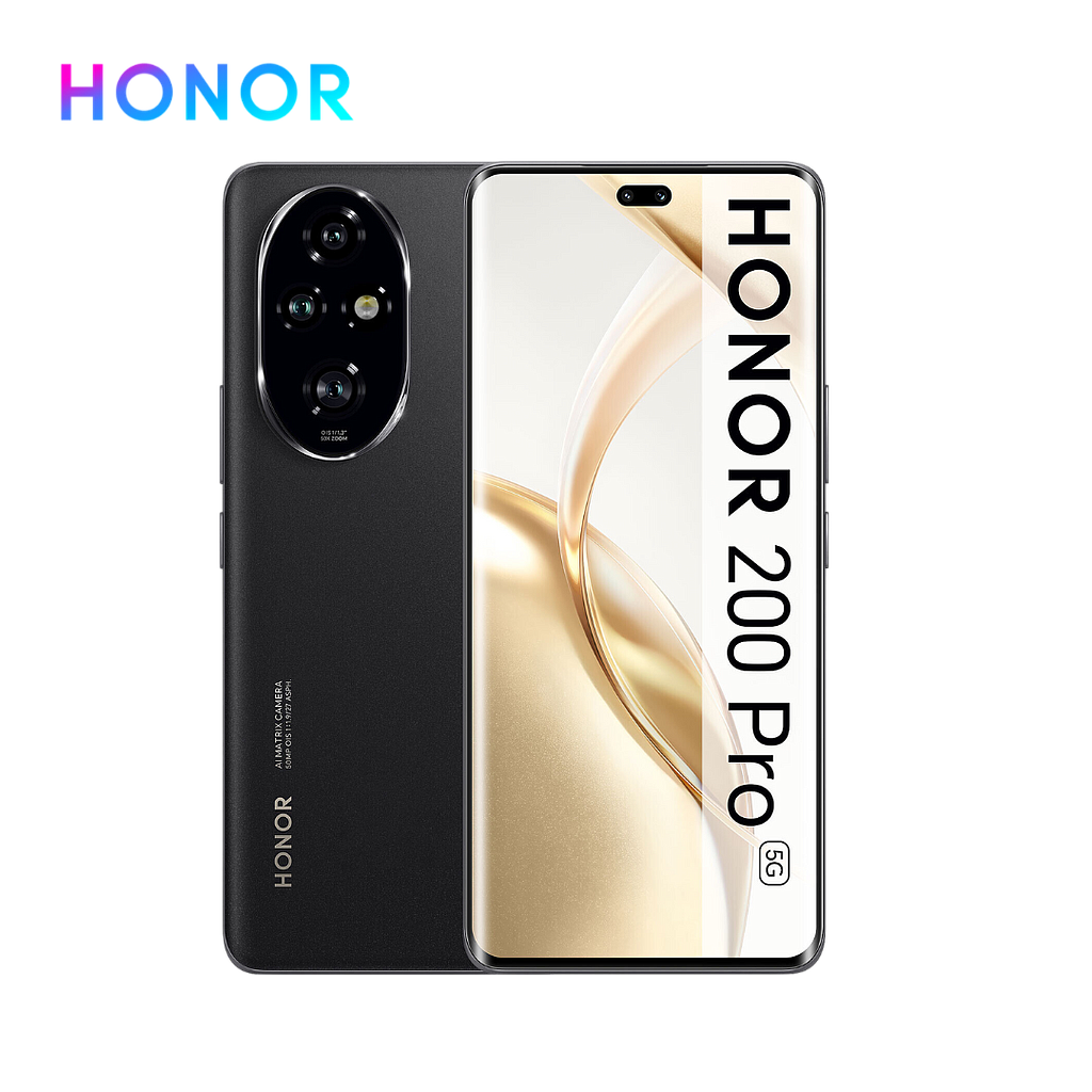 Celular Honor 200 Pro 5G 512GB/12 Liberado Dual Sim Pro Negro