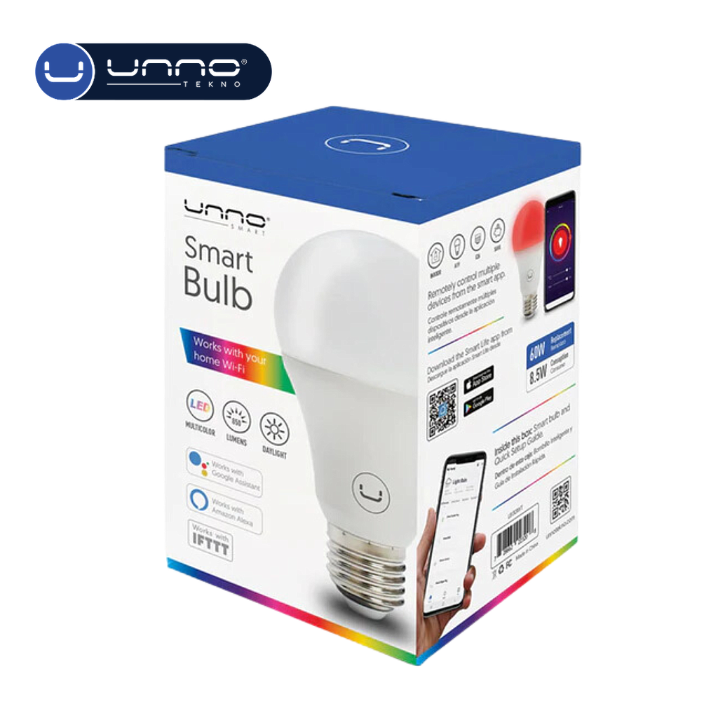 Bombilla UNNO TEKNO Smart RGB 60W (LB1301WT)