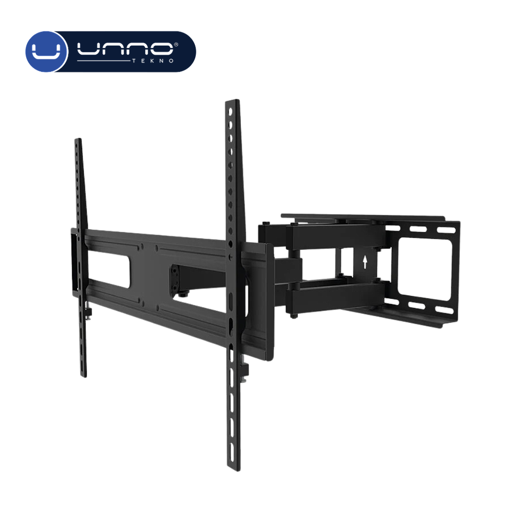 Soporte UNNO TEKNO de movimiento completo y doble brazo de 70" para TV (TM8077BK)