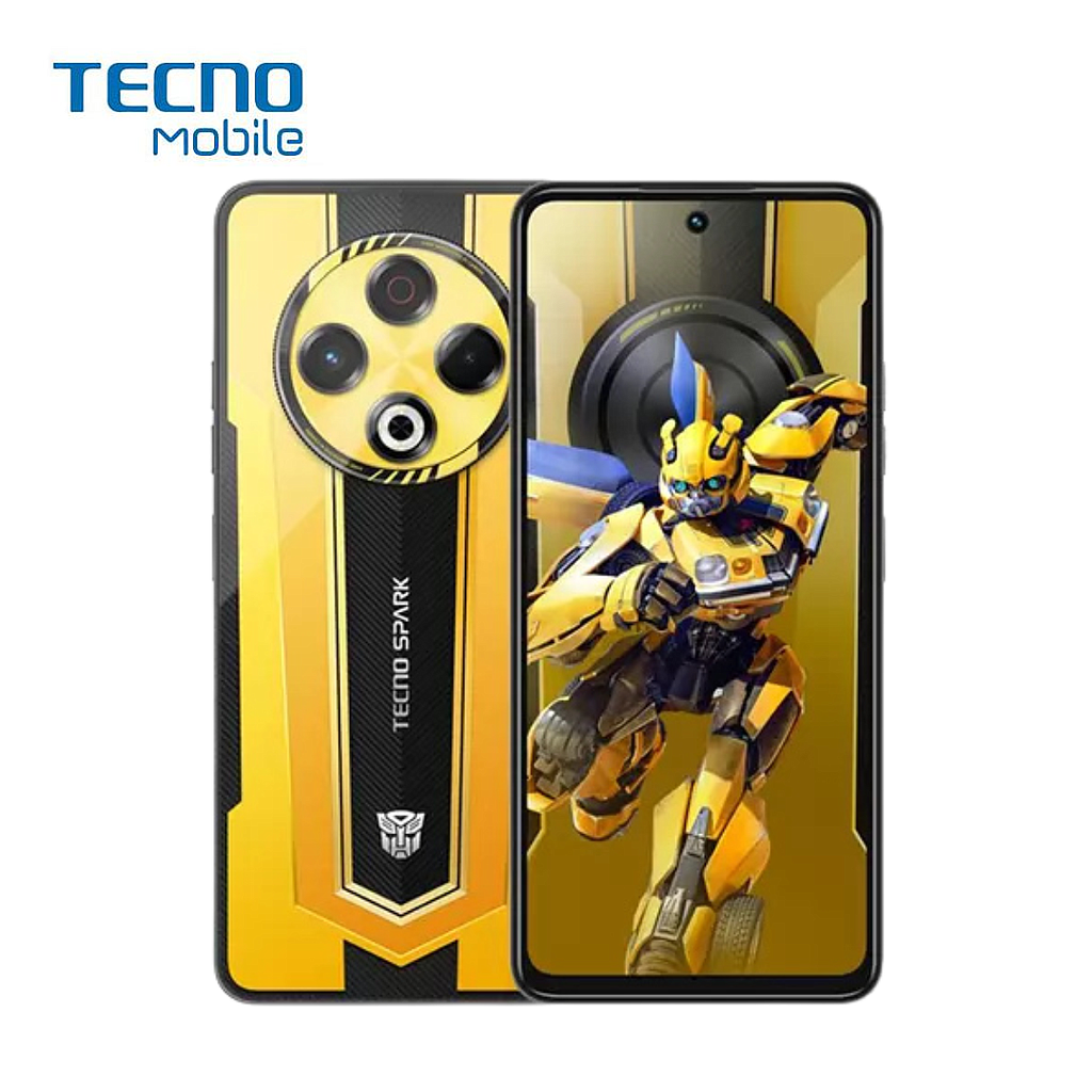 Celular Tecno Spark 30 Edicion Especial Transformers 256GB/8 Liberado Dual Sim Bumblebee