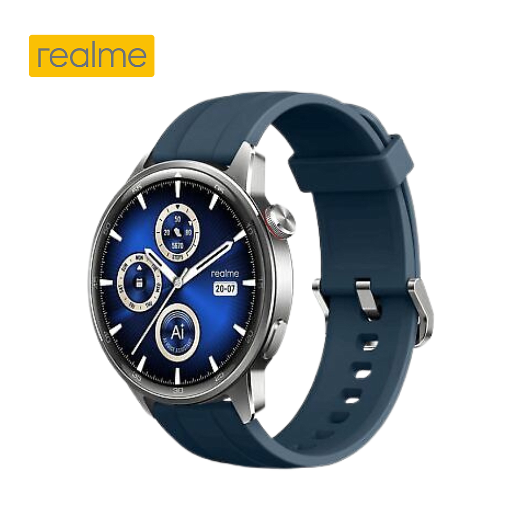 Reloj Realme Watch S2 Plateado/Azul(RMW2401)