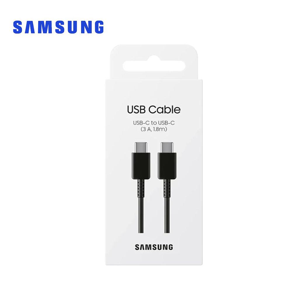 Cable Samsung Tipo USB C a Tipo USB C (3A) 60W 1.8m ORIGINAL (EP-DX310) Negro