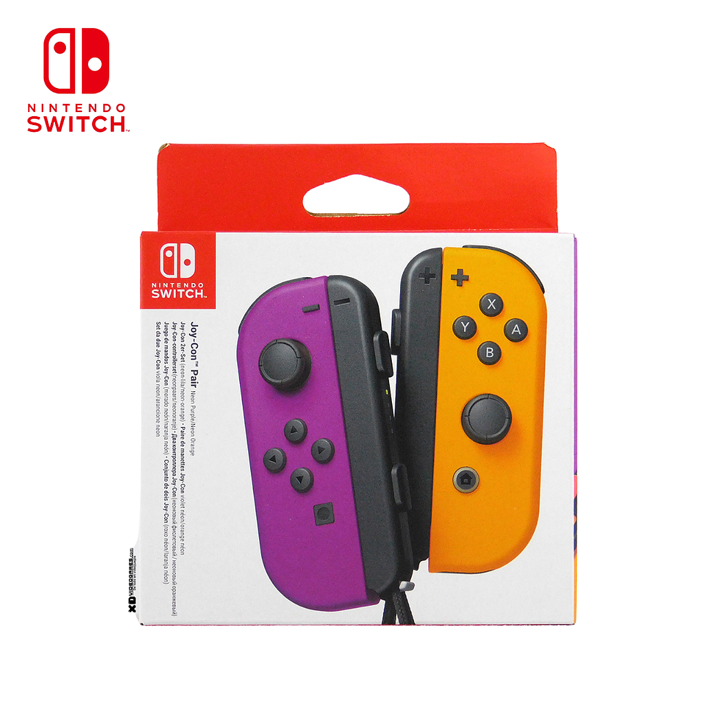Controles Nintendo  Joy-Con Morado y Naranja