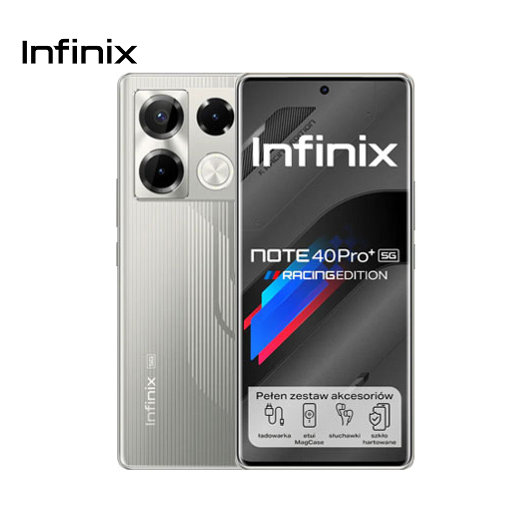 Celular Infinix Note 40 Pro+ 5G 256GB/12 Liberado Dual Sim Edición Especial BMW Gris 