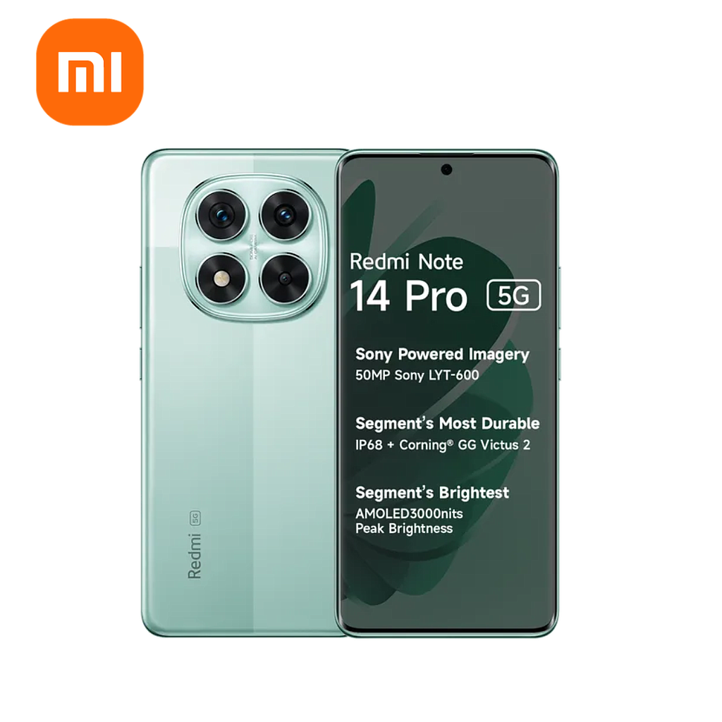 Celular Xiaomi Redmi Note 14 Pro 5G 256GB/8 Liberado Dual Sim Verde