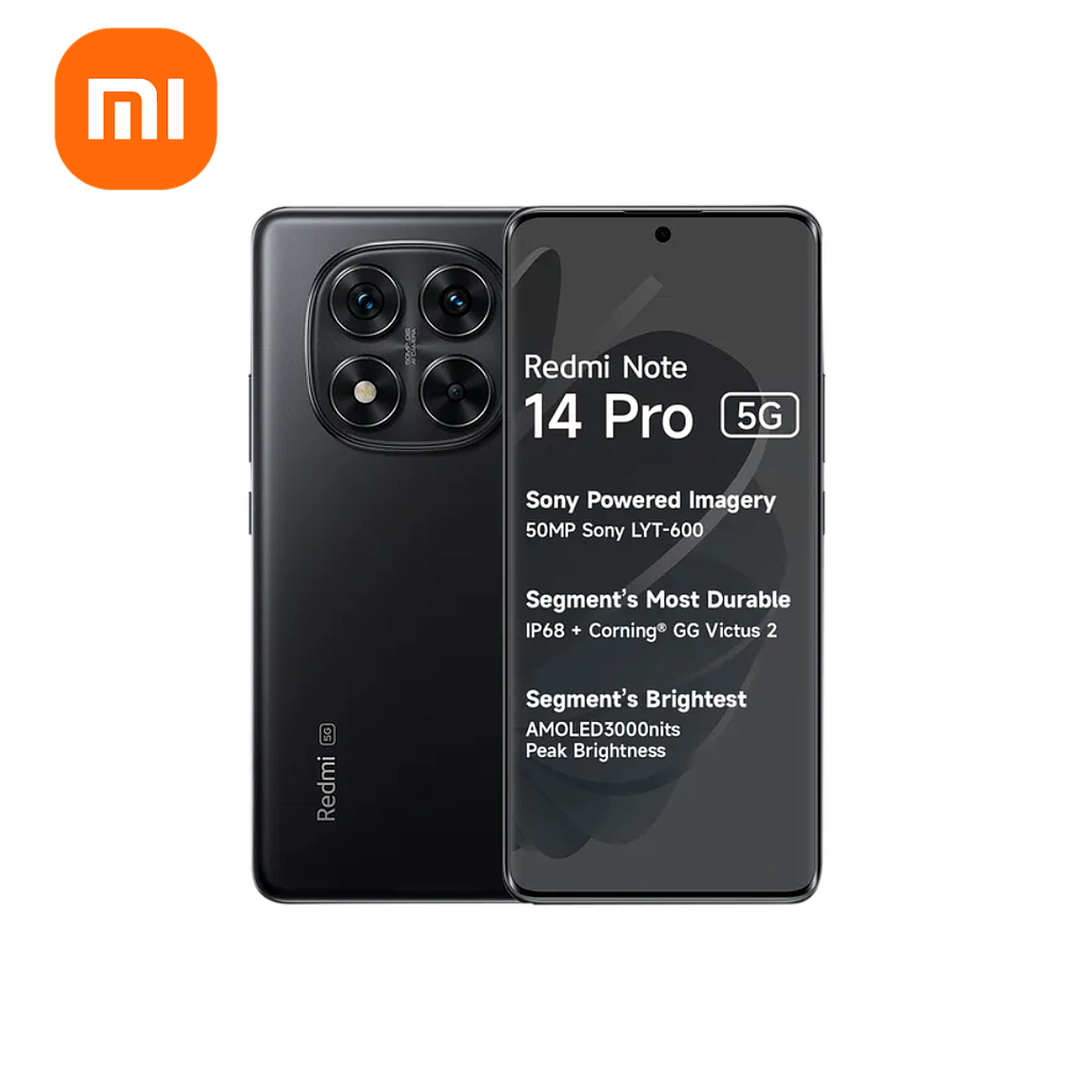 Celular Xiaomi Redmi Note 14 Pro 5G 256GB/8 Liberado Dual Sim Negro