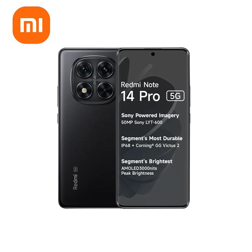 Celular Xiaomi Redmi Note 14 Pro+ 5G 512GB/12 Liberado Dual Sim Negro