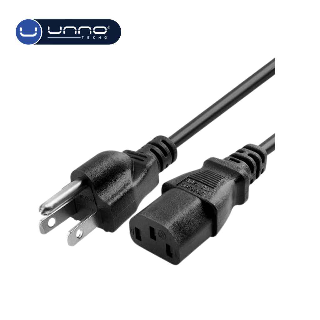 Cable UNNO TEKNO de Poder Universal 1.5m(CB4001BK)
