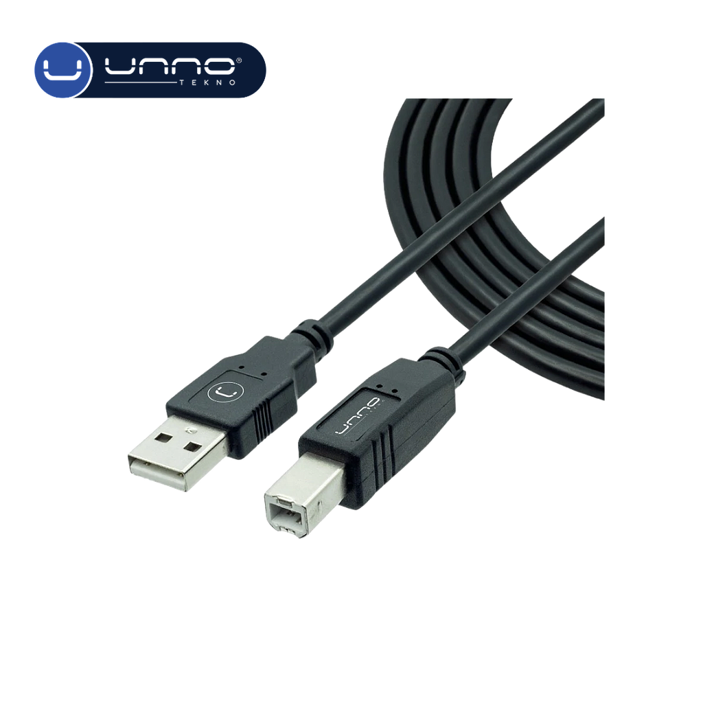 Cable UNNO TEKNO Universal para Impresora 3m (CB4007BK)
