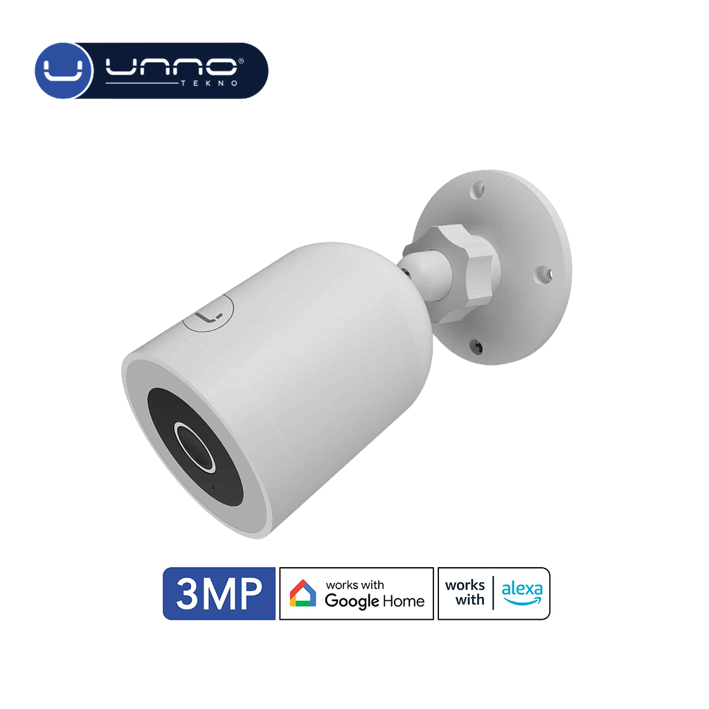 Camara UNNO TEKNO WiFi para Exterior 3MP Cam3+ (CM1413WT)