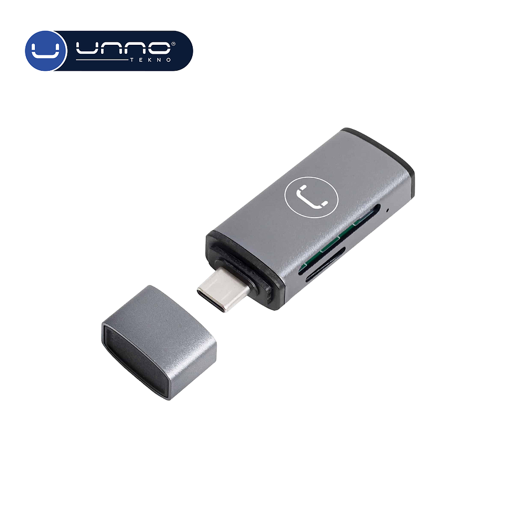 Lector de Tarjetas UNNO TEKNO USB-C (CR1005GY) 