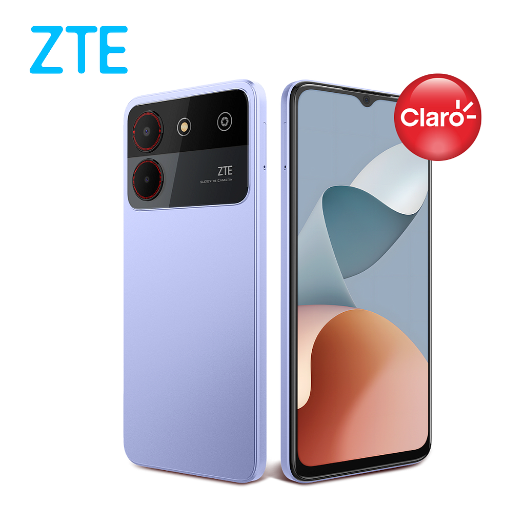 Celular ZTE Blade A54 64GB/4 Claro Un Sim Lila