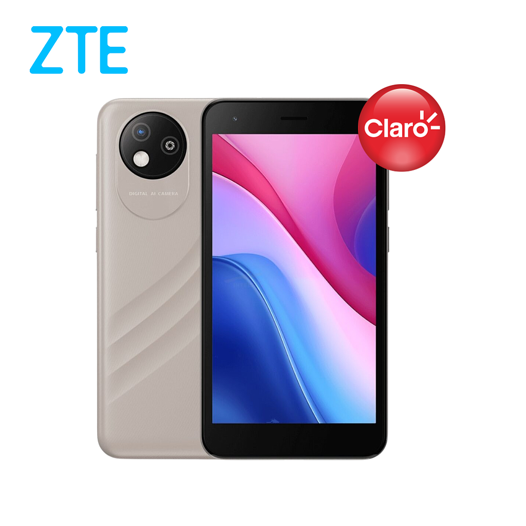 Celular ZTE A35 Core 32GB/1 Claro Un Sim Dorado