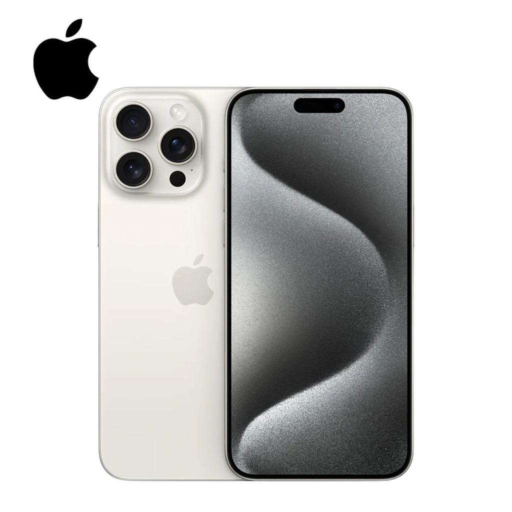 Celular iPhone 15 Pro Max 256GB Certificado Clase A Liberado E-SIM Blanco