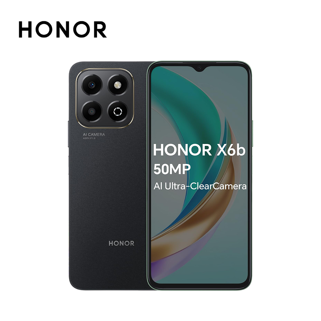 Celular Honor X6B 4G 256GB/4 Claro Negro