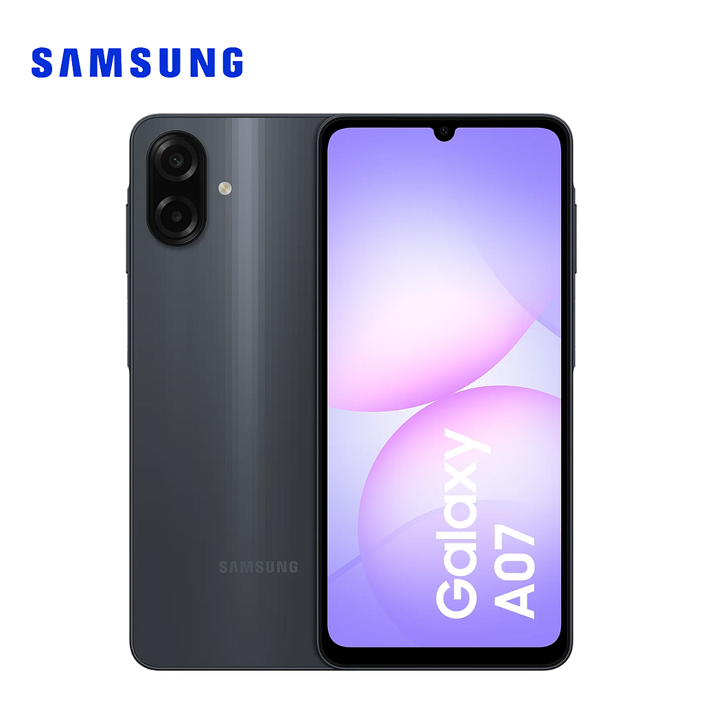 Celular Samsung Galaxy A07 4G 128GB/4 Liberado Dual Sim Negro