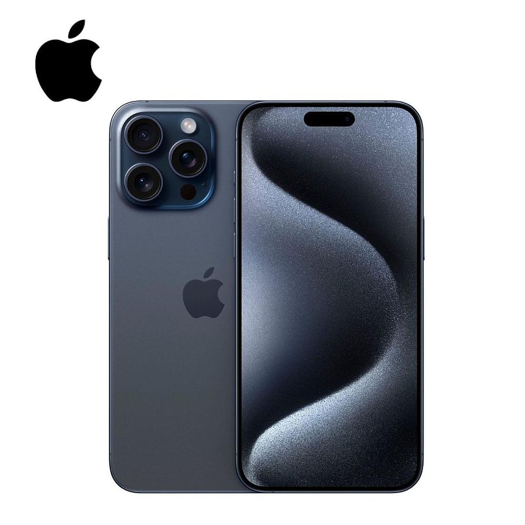 Celular iPhone 15 Pro Max 256GB Certificado Clase B Liberado E-SIM Azul Titanio