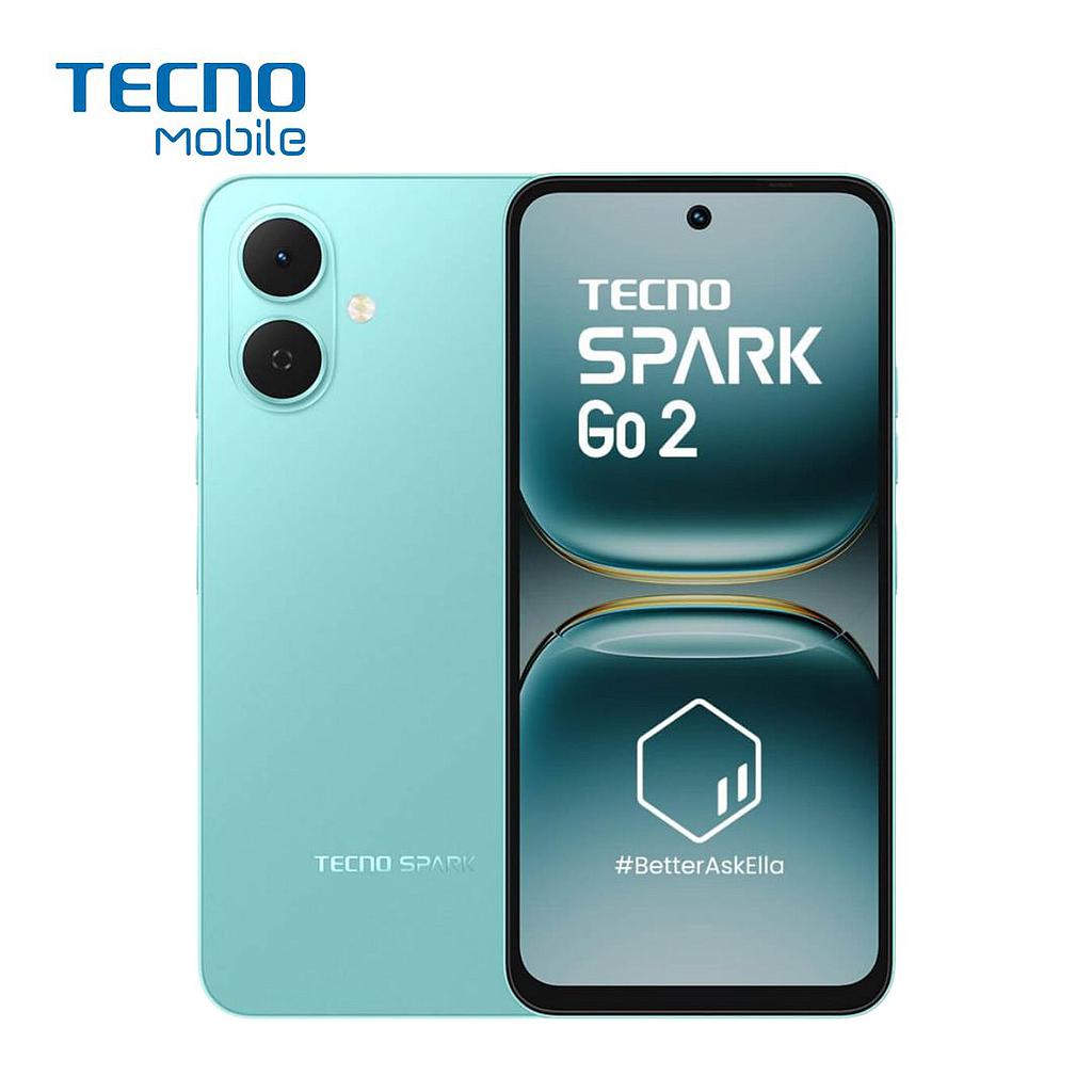 Celular Tecno Spark Go 2 4G 128GB/4 Liberado Dual Sim Verde