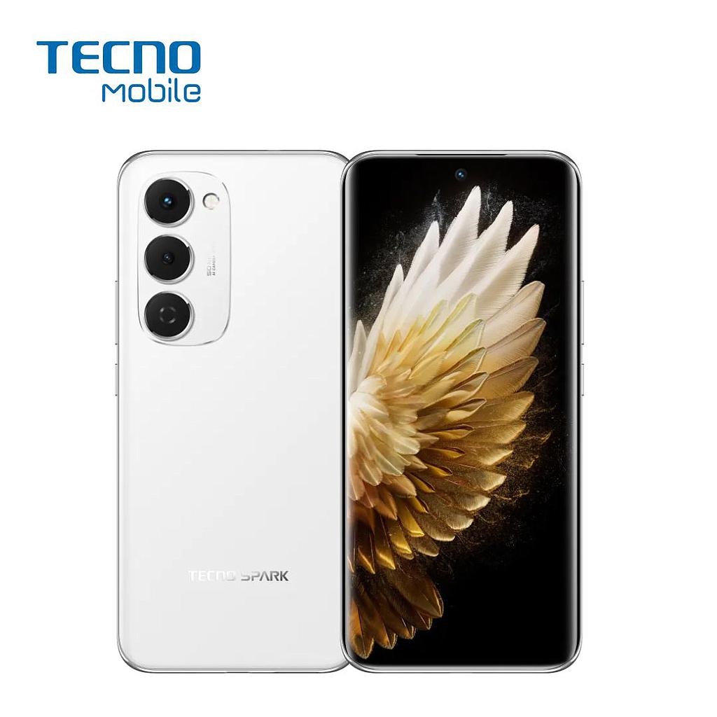 Celular Tecno Spark 40 Pro+ 256GB/8 Liberado Dual Sim Blanco