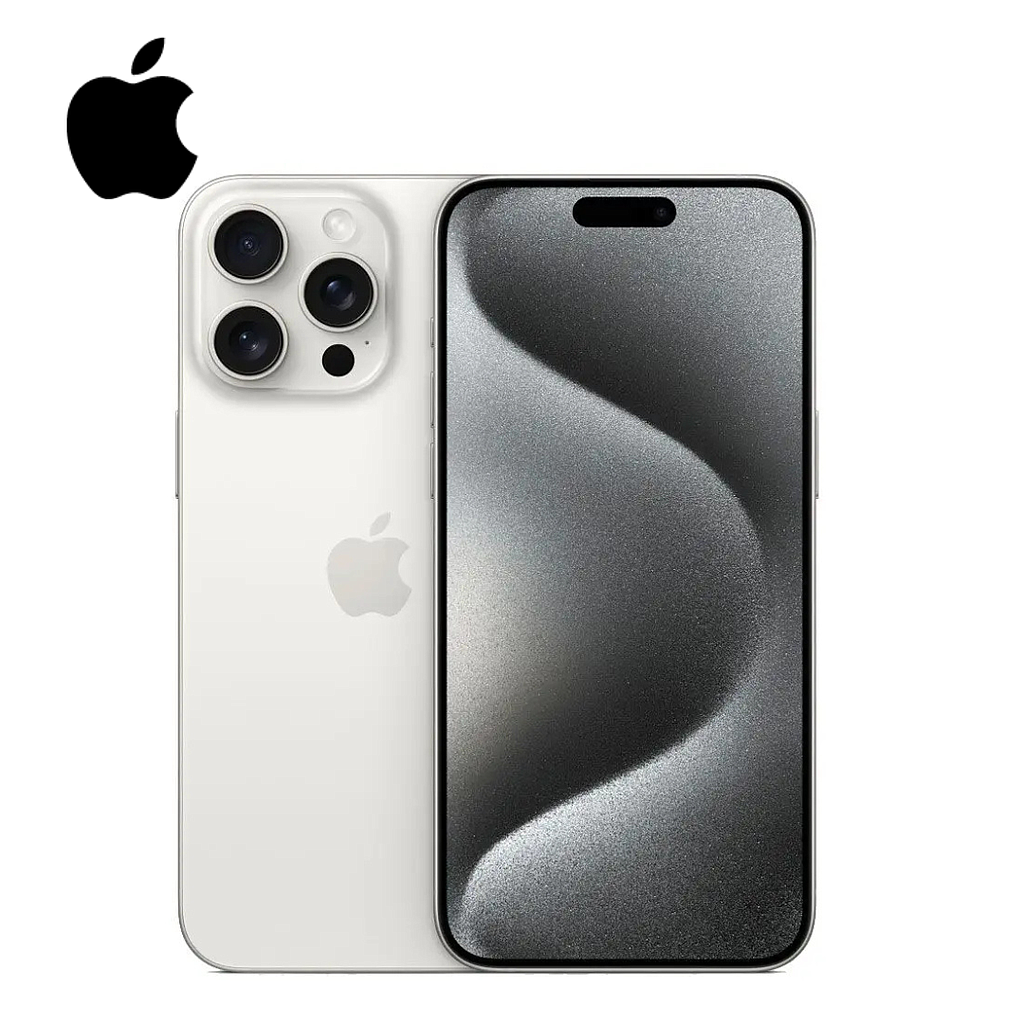 Celular iPhone 15 Pro Max 1TB Certificado Clase B Liberado E-SIM Blanco Titanio