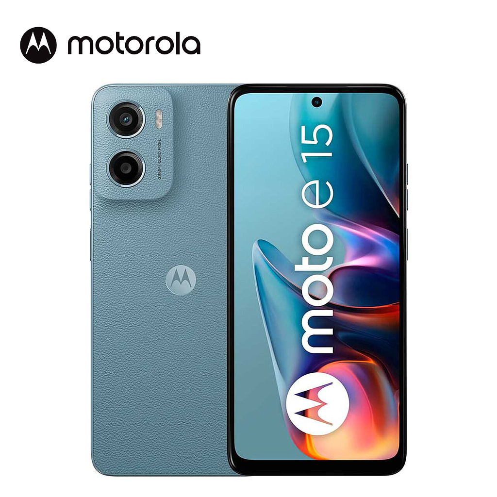 Celular Motorola Moto e15 64GB/2 Claro Un Sim Azul