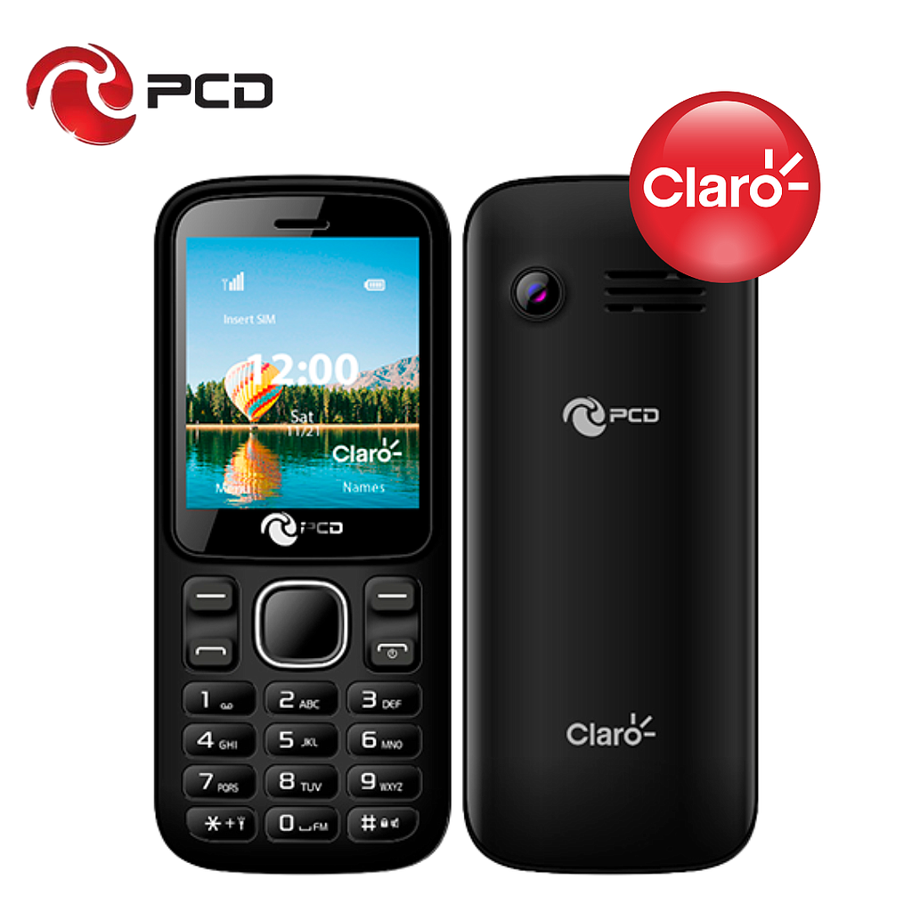 Celular PCD PG03 Claro un Sim Negro