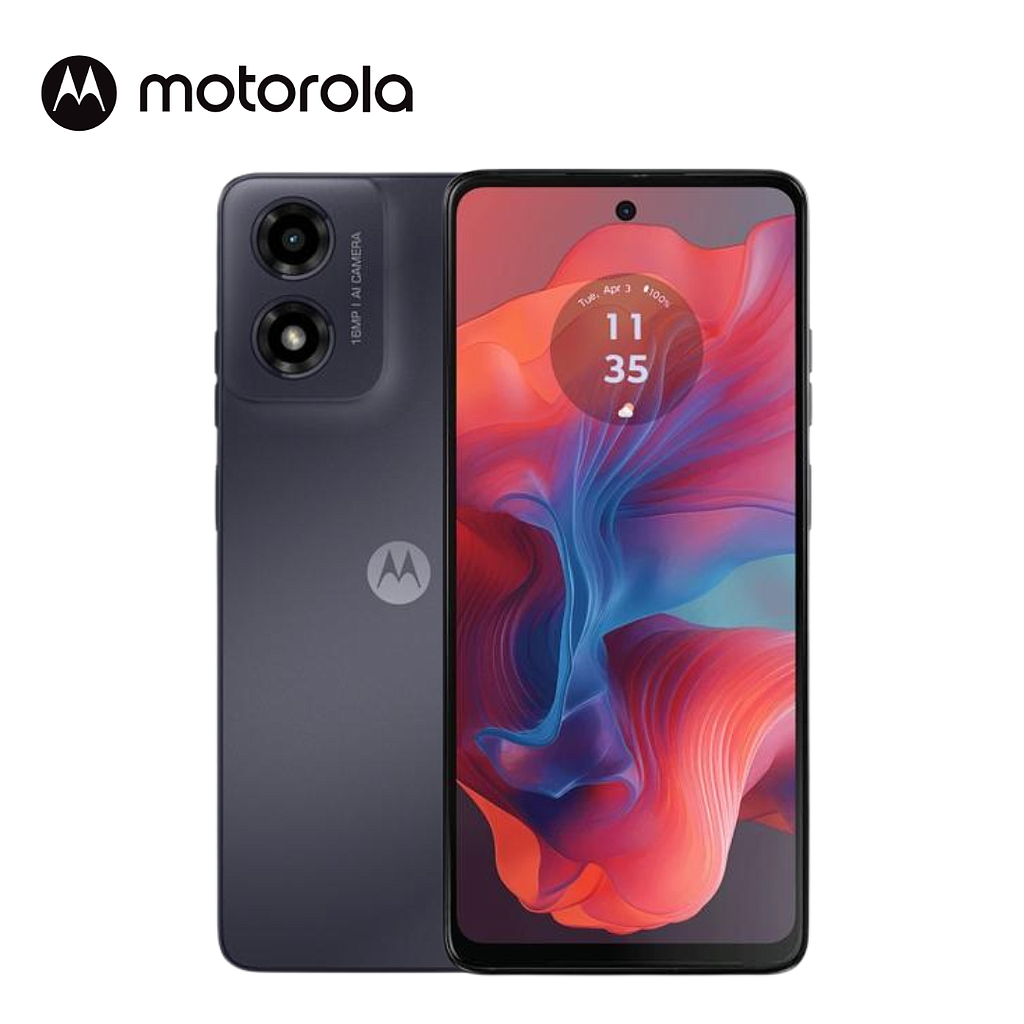 Celular Motorola G04 4G 128GB/4 Tigo Un Sim Negro