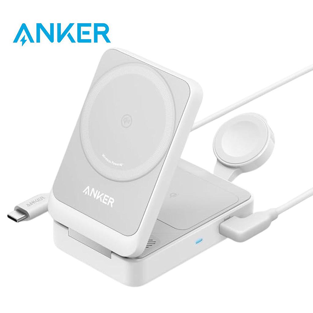 Base de cargar Anker MagGo Wireless 3 en 1 