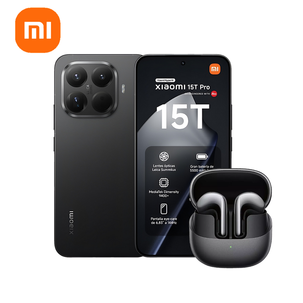 Celular Xiaomi 15T Pro 512GB/12 Liberado Dual SIM Gris + Buds 5