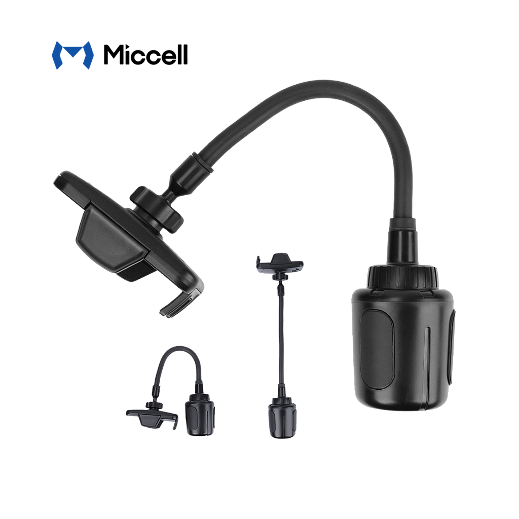 Soporte Miccell para telefono Portavasos Negro (VQ-CH07)