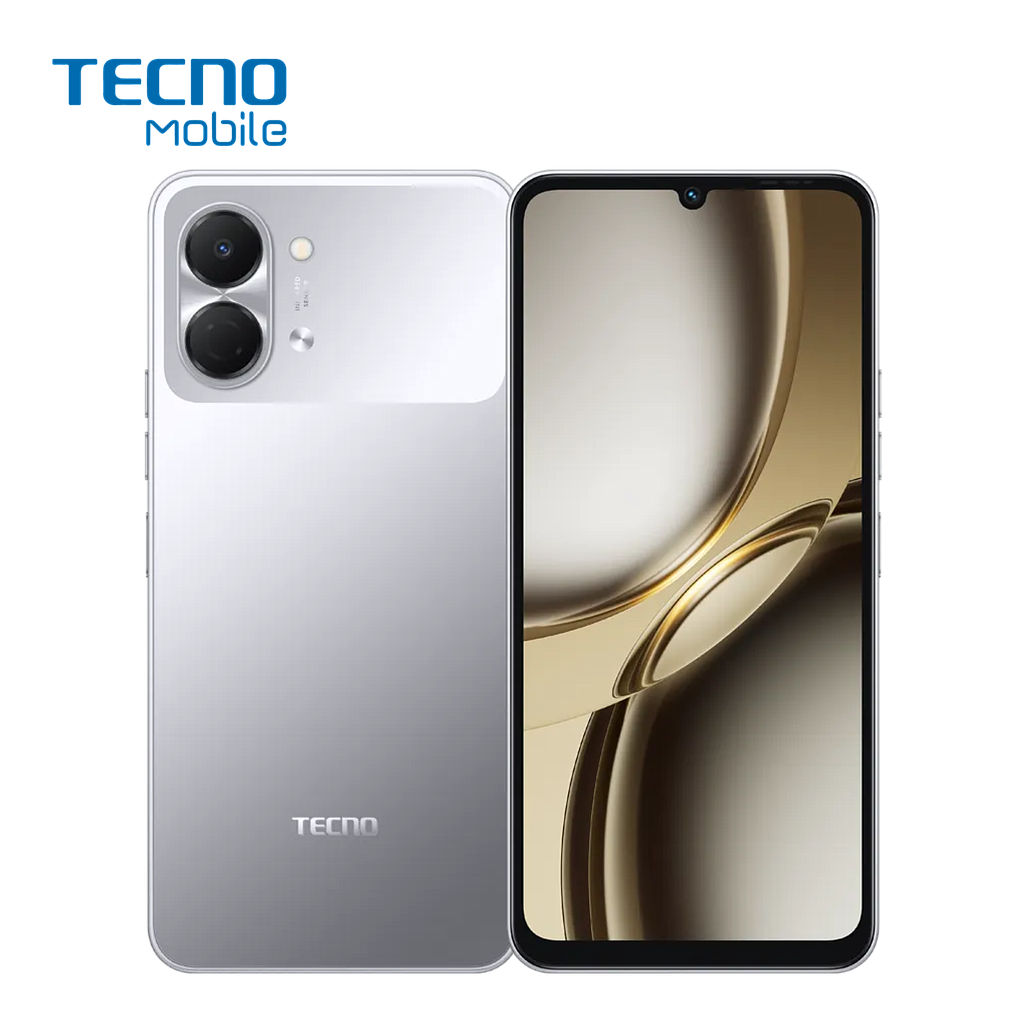 Celular Tecno Spark Go 3 4G 128GB/4 Liberado Dual Sim Gris