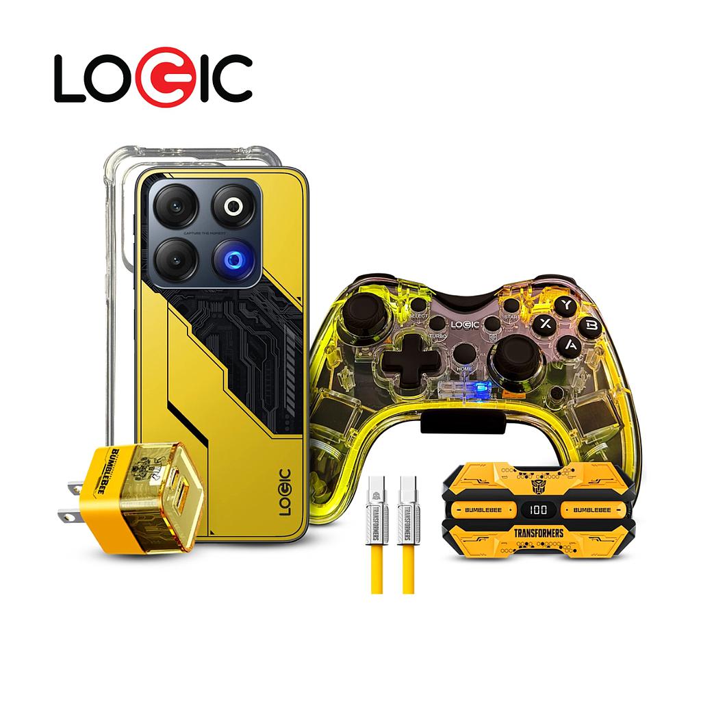 Celular Logic G2L 256GB/4 + Gaming Kit Liberado Dual Sim Amarillo
