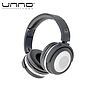 Audifono UNNO TEKNO Fusion con microfono Plateado 1