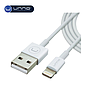 Cable UNNO TEKNO Lightning 1.5 mts Blanco (CB4053WT)