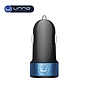 Cargador UNNO TEKNO para Carro USB 1.0A 5V Negro (PW5001BK)