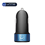 Cargador UNNO TEKNO para Carro Dual USB 2.1A 5V Negro (PW5002BK)