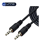 Cable UNNO TEKNO Audio 3.5 mm 1.5 mts Negro (CB4052BK)