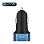 Cargador UNNO TEKNO para Carro Carga Rapida Dual USB 3.4A 5V (PW5021BK)