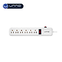 Regleta de 6 tomas UNNO TEKNO Blanco (PW5081WT)