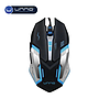 Mouse UNNO TEKNO BRAVE Optical Gaming con DPI ajustable (MS6610BK)